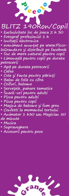 Petreceri Copii Bucuresti Sector 3 - Pachet Dance