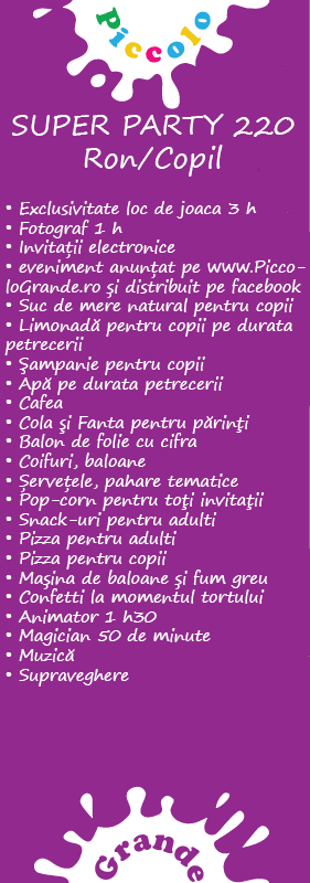 Petreceri Copii Bucuresti Sector 3 - Pachet Dance